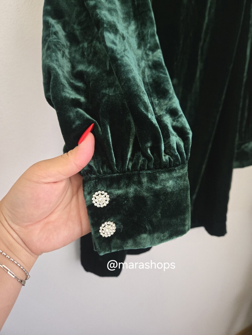 Boden Estella Velvet Shift Dress Emerald Night - Picture 5 of 11